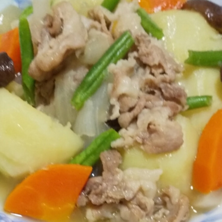 じゃがいも豚肉煮